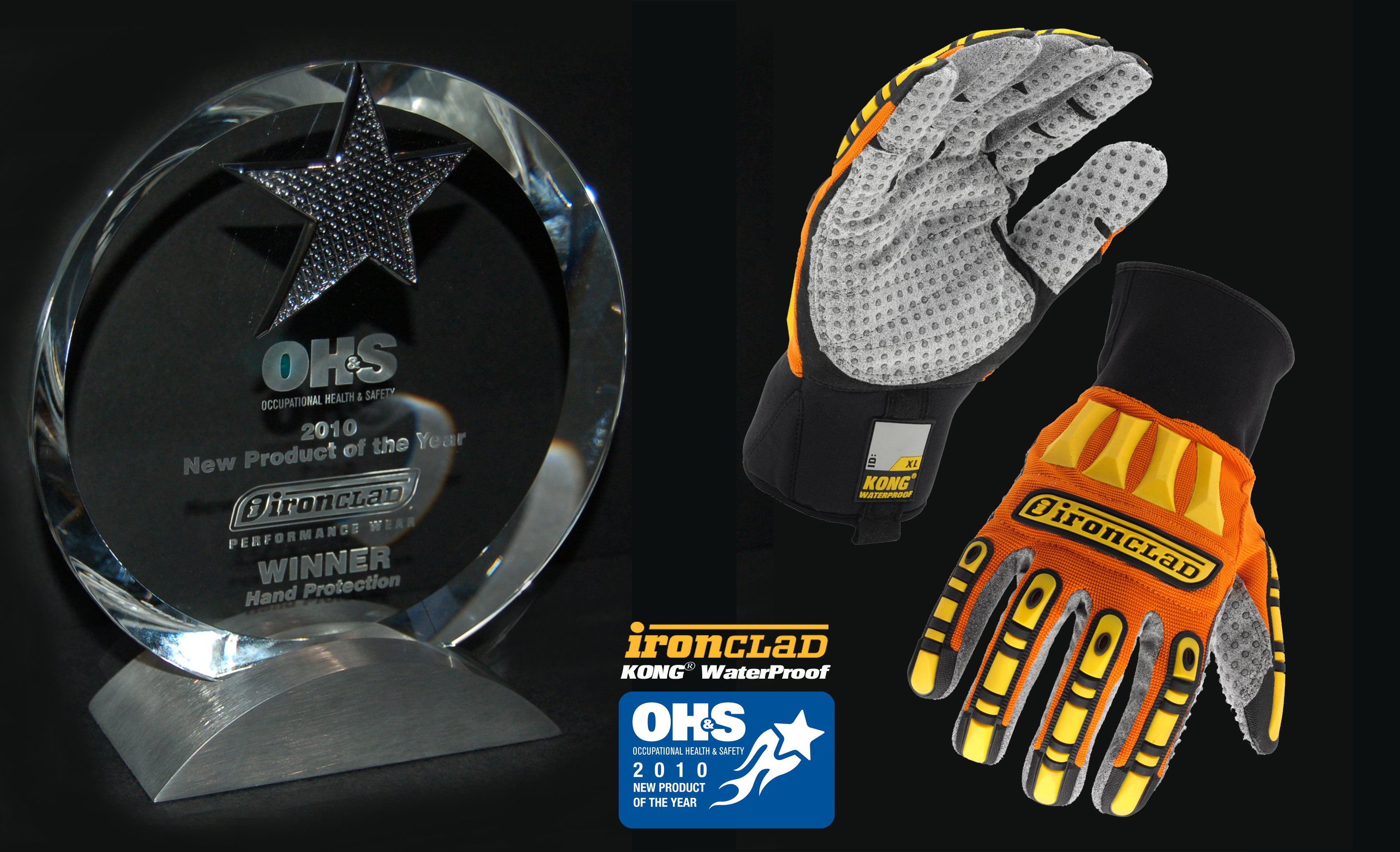 Ironclad Kong(R) WaterProof - 2010 OH&S New Product of the Year