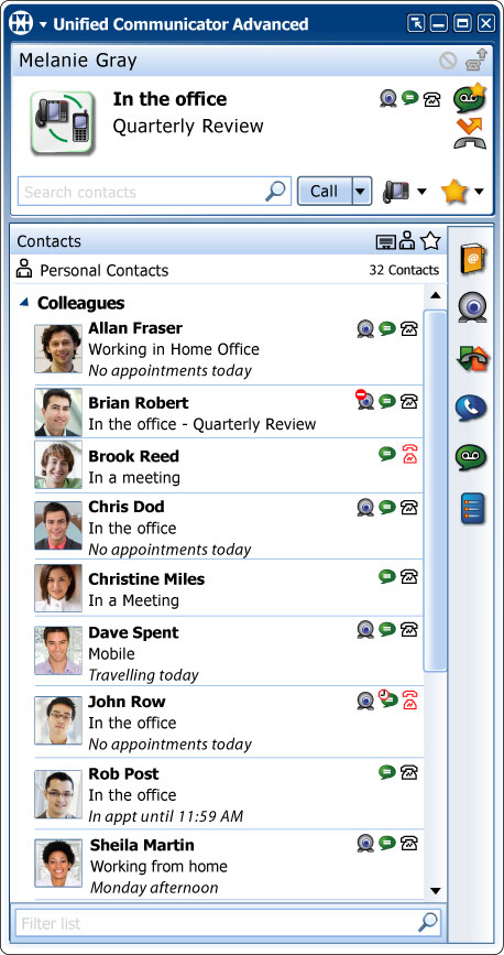 Mitel Unified Communicator(R) (UC) Advanced