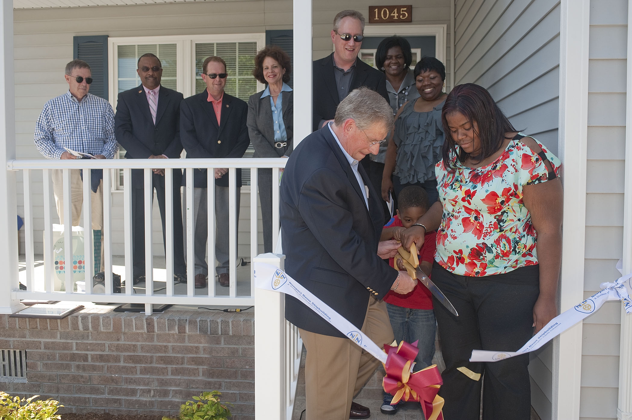 Habitat for Humanity house dedication