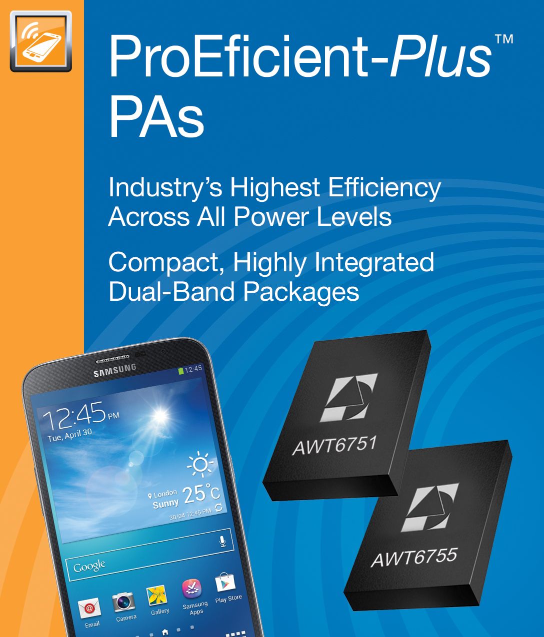 ANADIGICS PAs Power Samsung Galaxy Mega