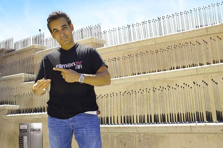 Alki David with FilmOn's Seattle Antenna Array