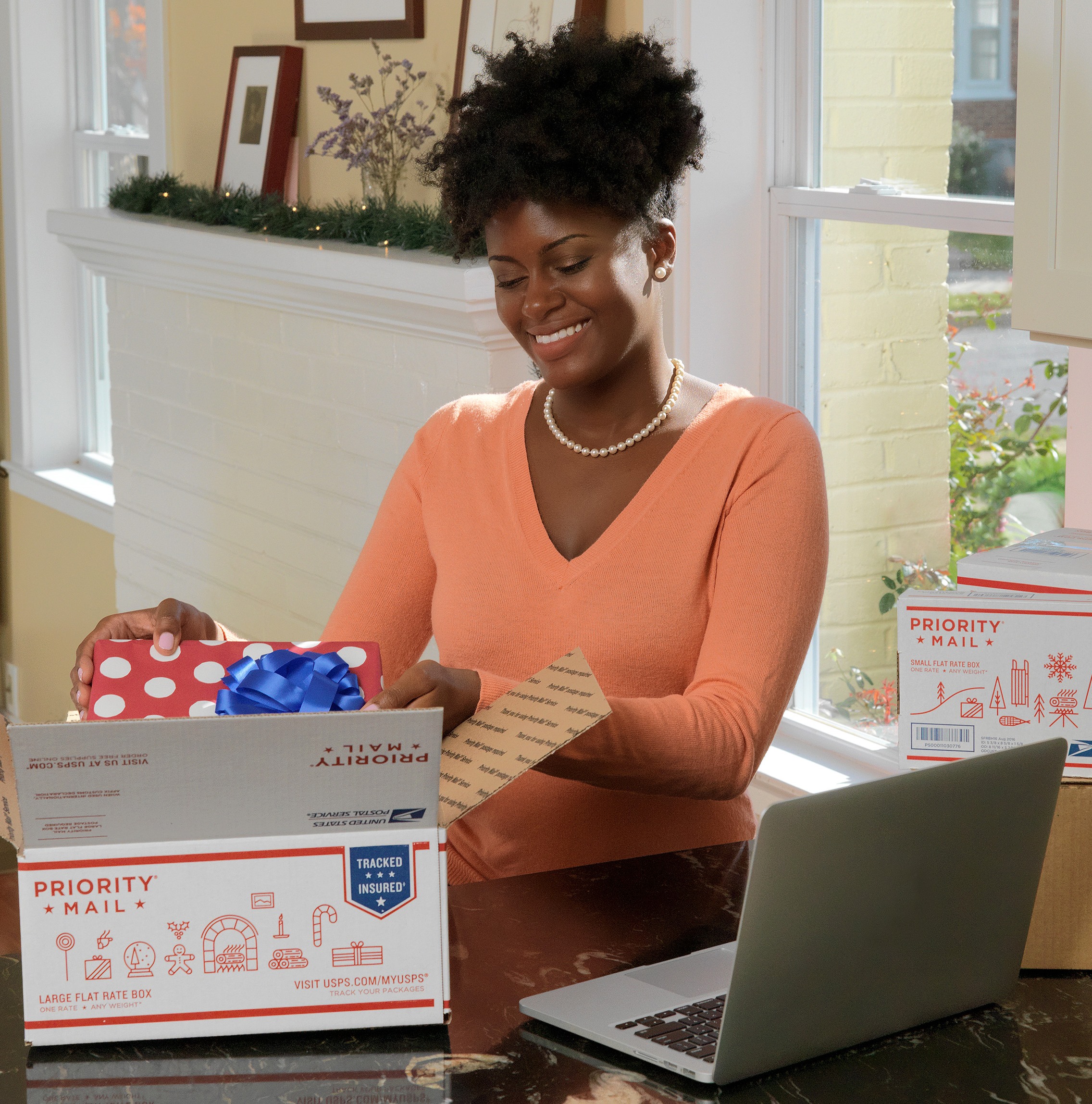 Holiday computer photo