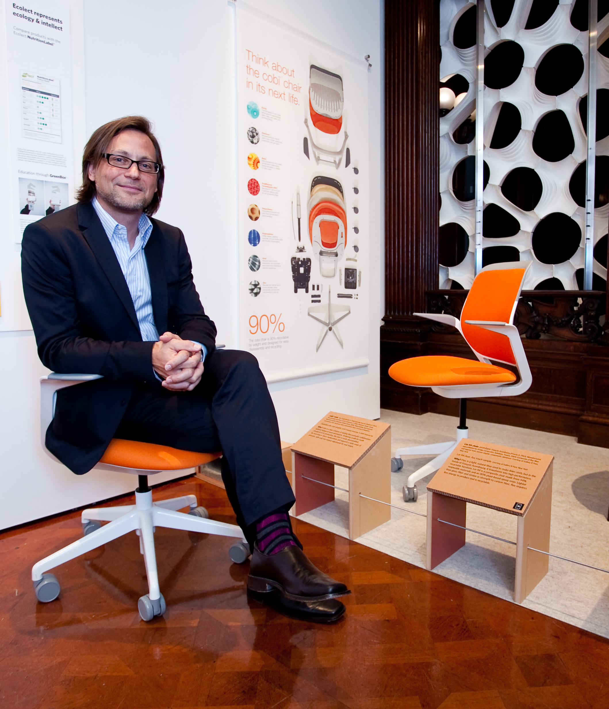 Steelcase cobi chair featured in National Design Triennial Exhibition