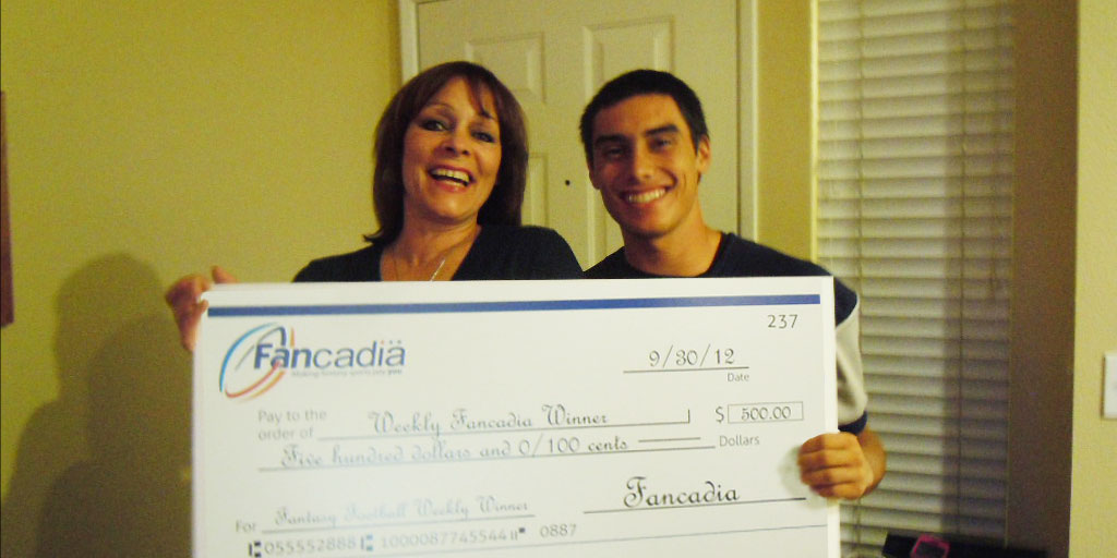 Week Two's $500 Cash Winner 