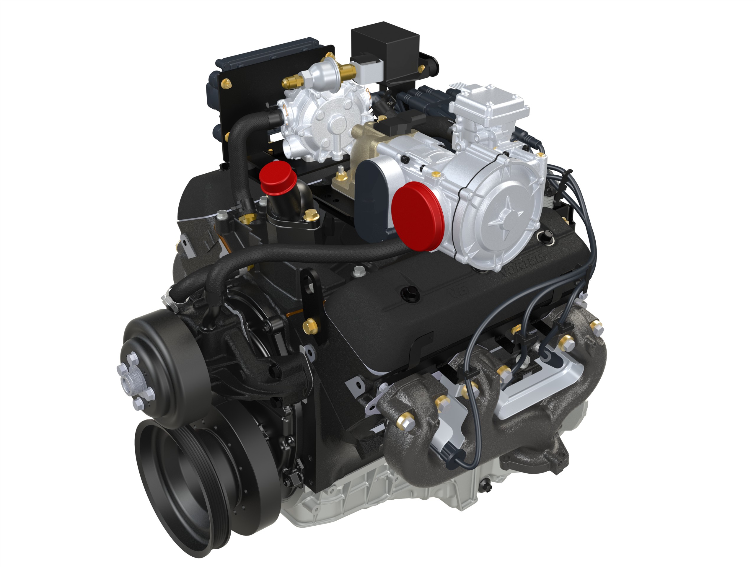 The PSI 4.3-liter liquid propane engine