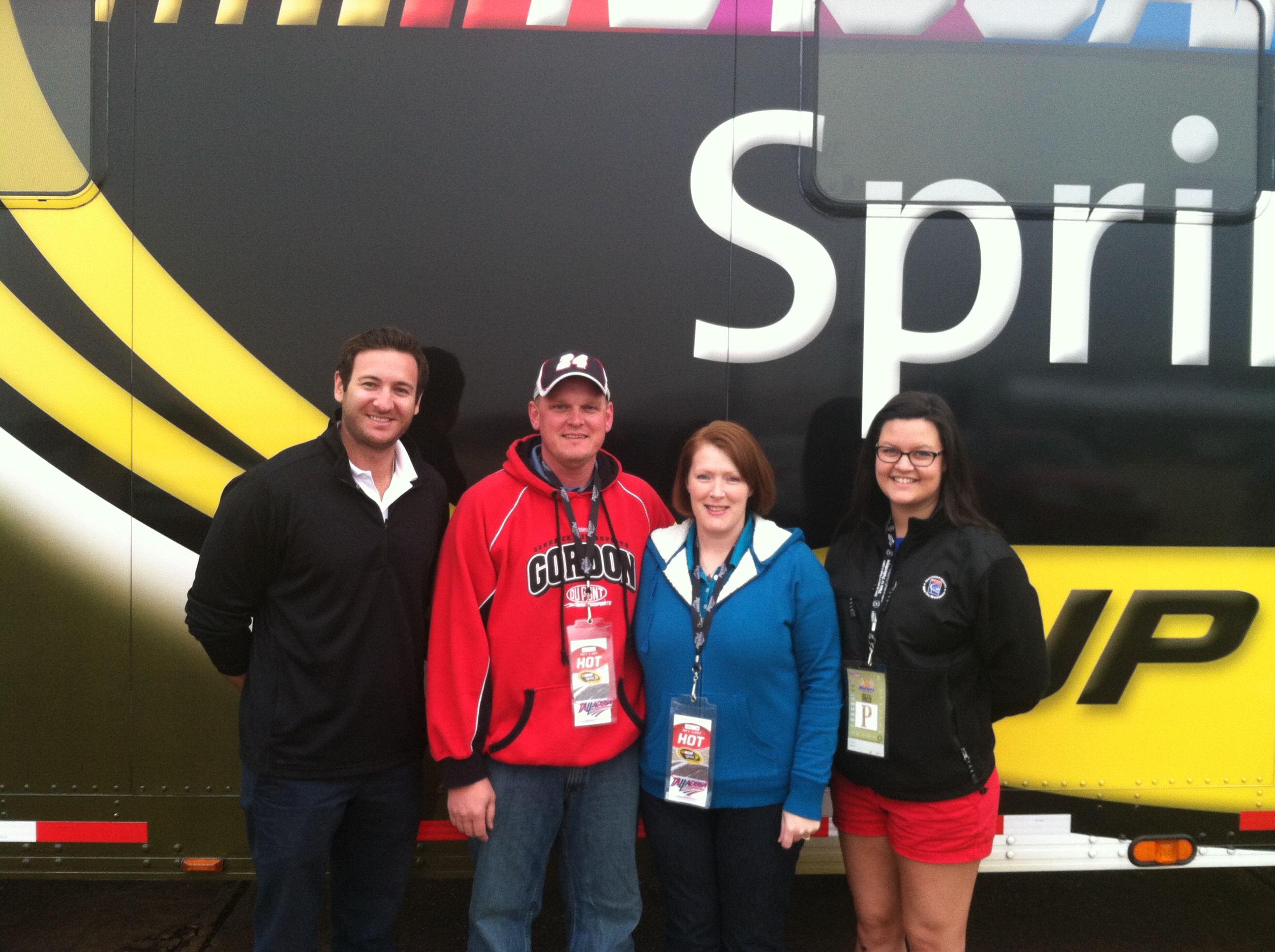 RHIR Sweepstakes winner Sheena Norman picking up her Hot Passes