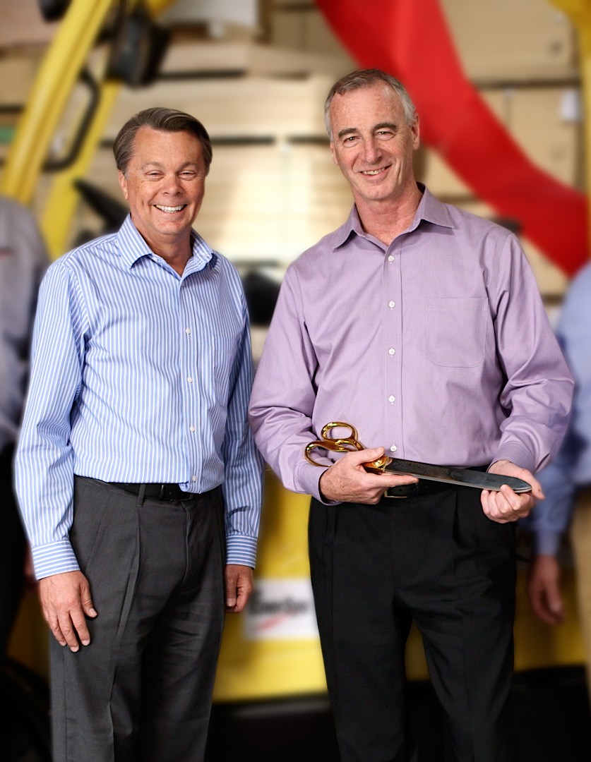 EnerSys & Atlantic Plywood celebrate electric lift truck conversion