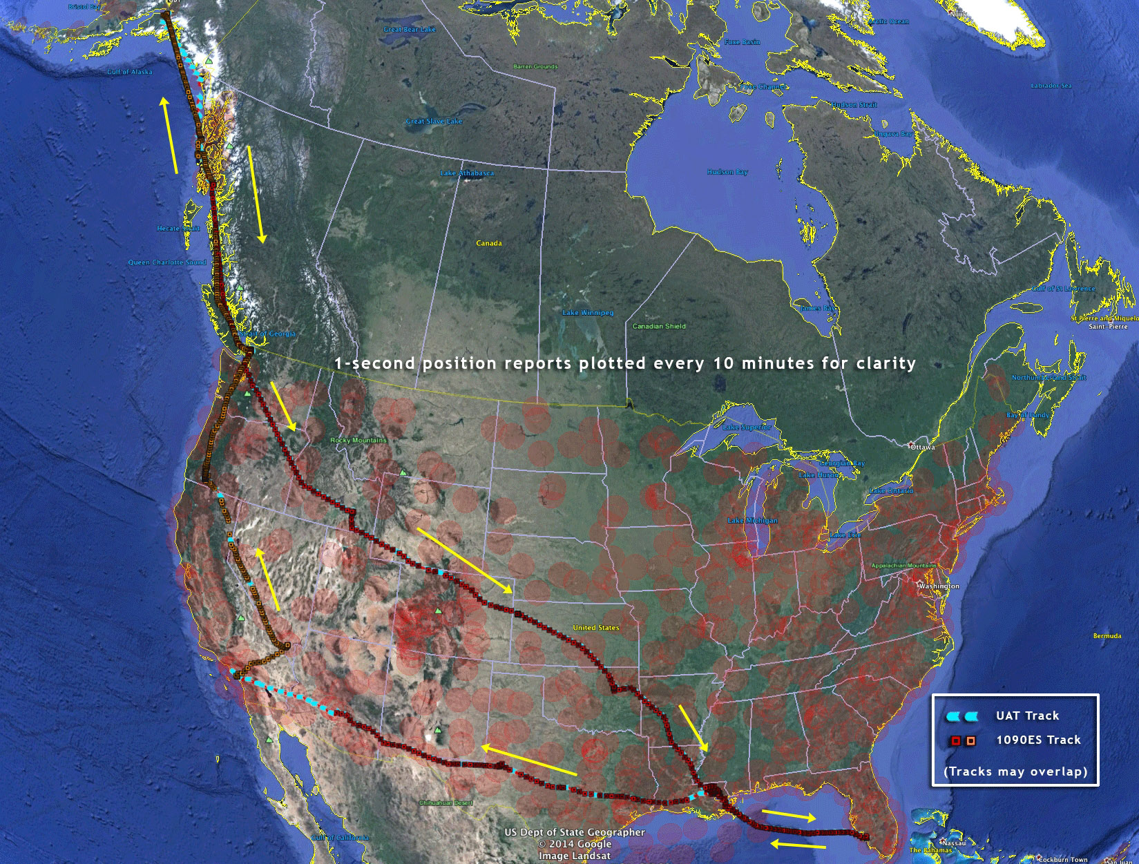 Globalstar Completes 7,000 Mile Demonstration of Dual-Link Space-Based ADS-B