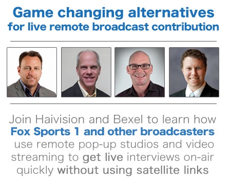 Broadcast Contribution Video Streaming Webinar