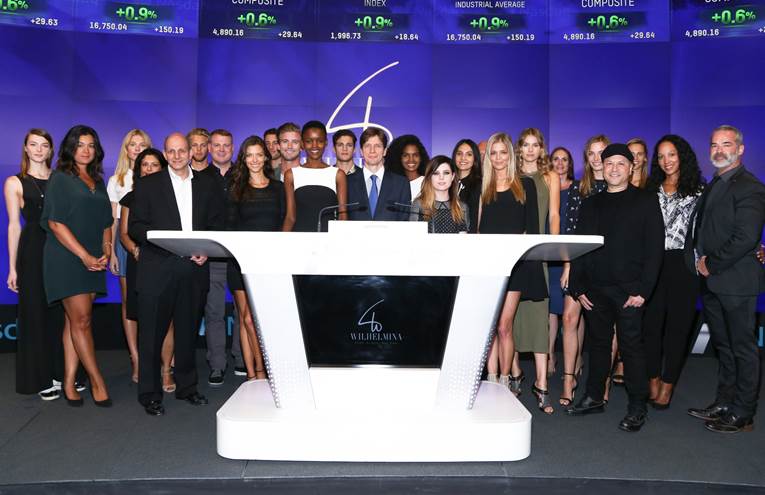 Wilhelmina International, Inc. Rings Bell