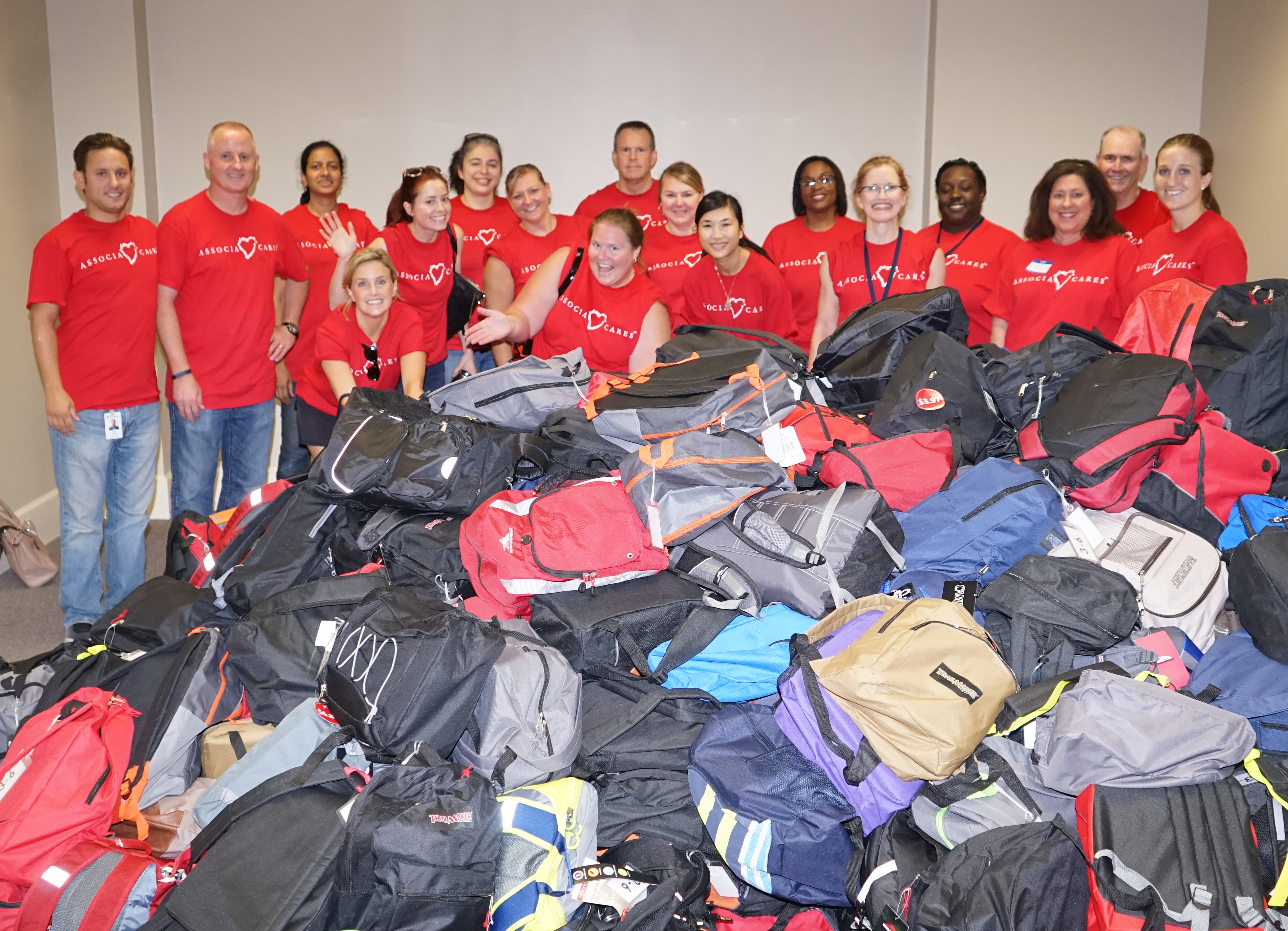 Mountain of Backpacks