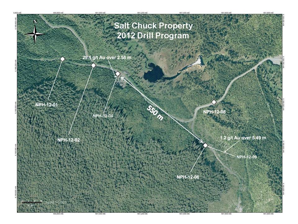 Salt Chuck Property 2012 Drill Program