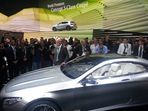 Mercedes-Benz Chairman Dieter Zetsche with S-Class Coupe Concept