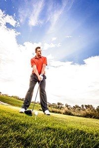 Professional Long-drive Golfer Richard Moore