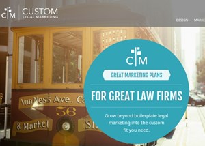 The award winning Custom Legal Marketing Website