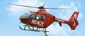 REACHs EC135 helicopter