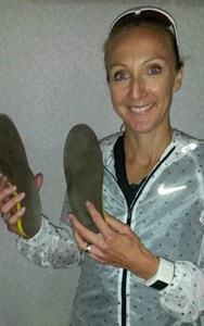 Paula Radcliffe's 3D-printed insoles 