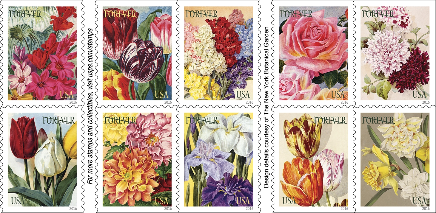 Botanical Arts all 10 stamps