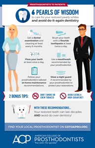 Prosthodontists 6 Tips for Restored Teeth