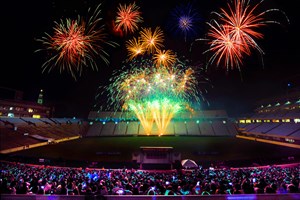 Photo Caption - Celebrate July 4th with Fireworks at Kenan Stadium on the UNC-Chapel Hill Campus
