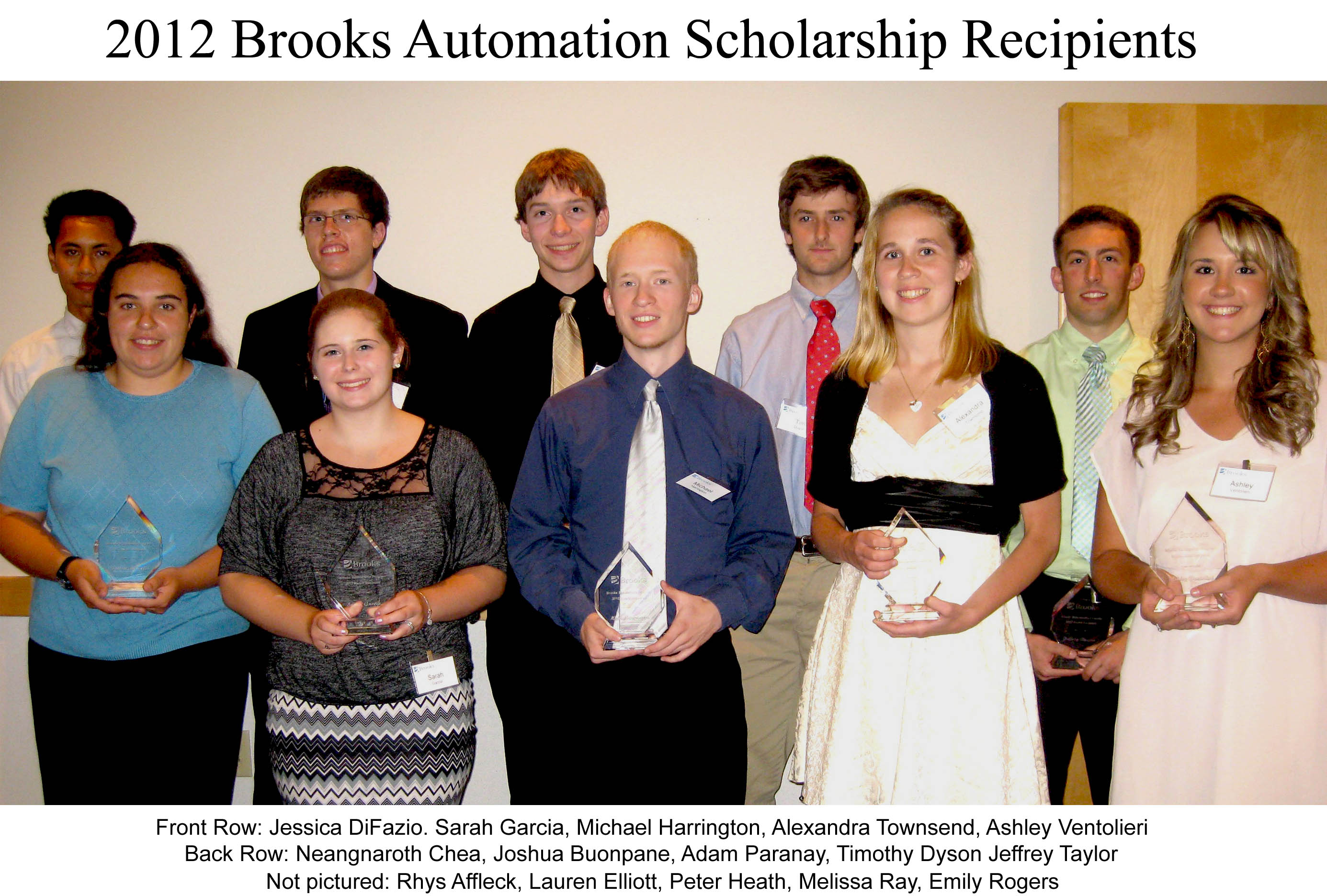 Sixth Annual Scholarship Awards Dinner