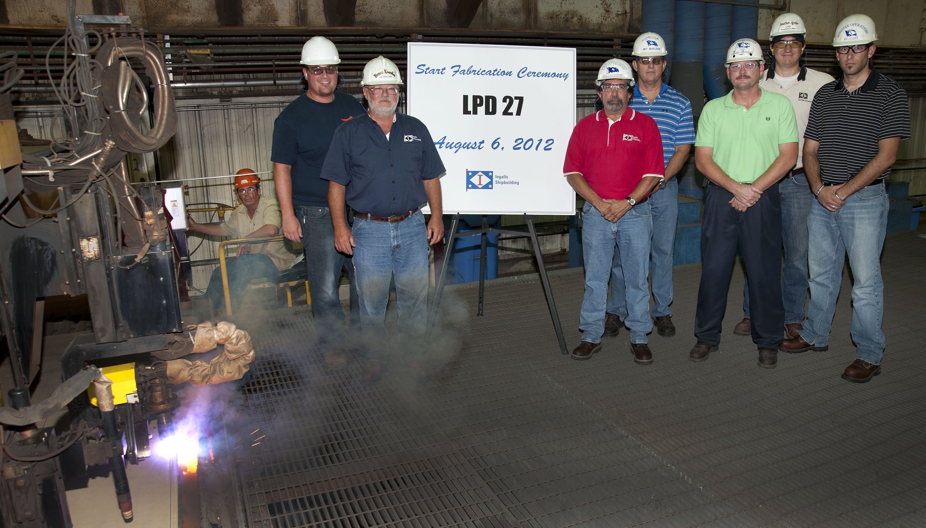 LPD 27 Start of Fabrication