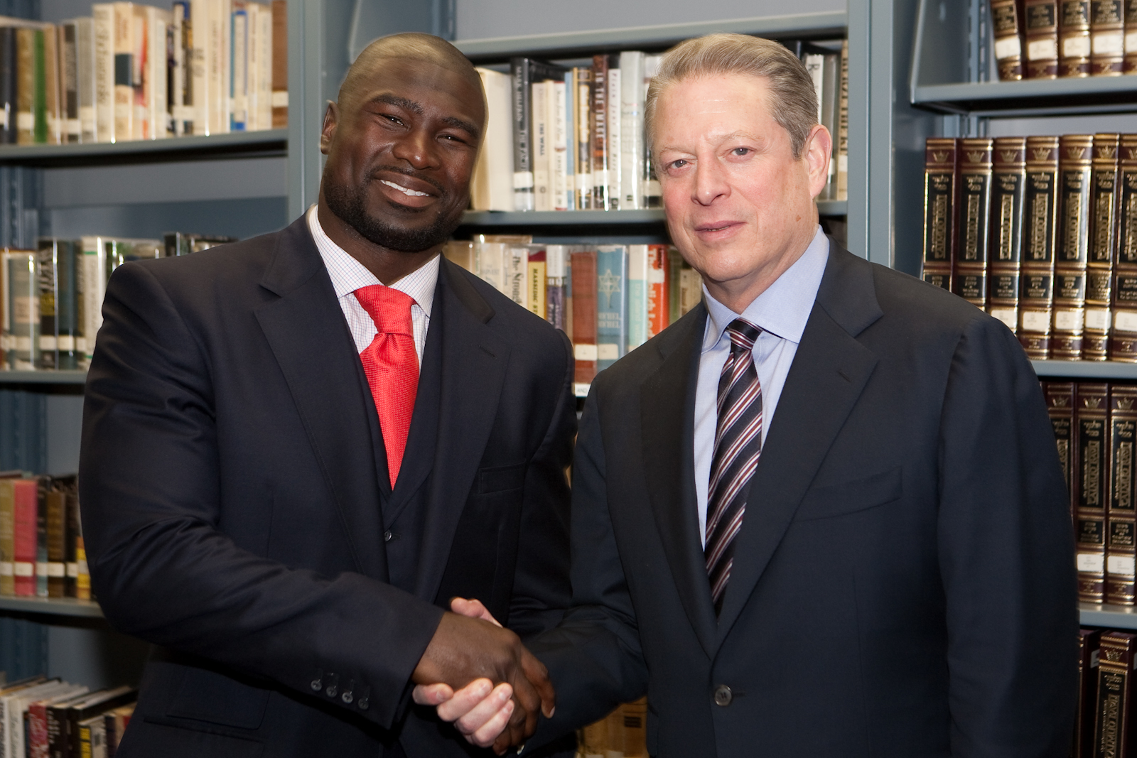 Ovie Mughelli and Al Gore