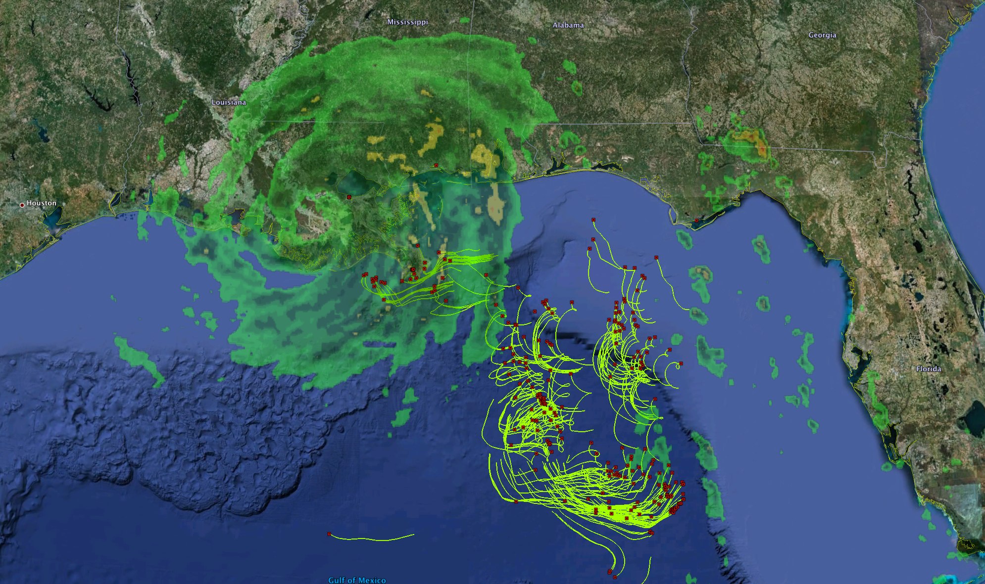 SPOT Satellite -- Gulf of Mexico