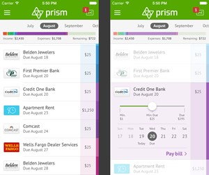 New mobile app for managing monthly bill payments