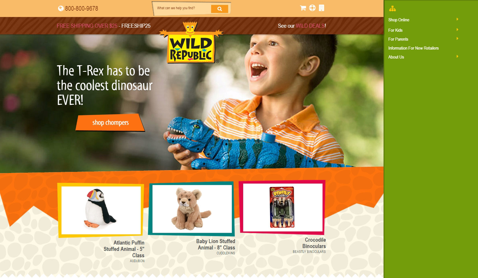 Wild Republic Website