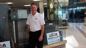 President Dean Thomasson out front of House Call Company's New Storefront