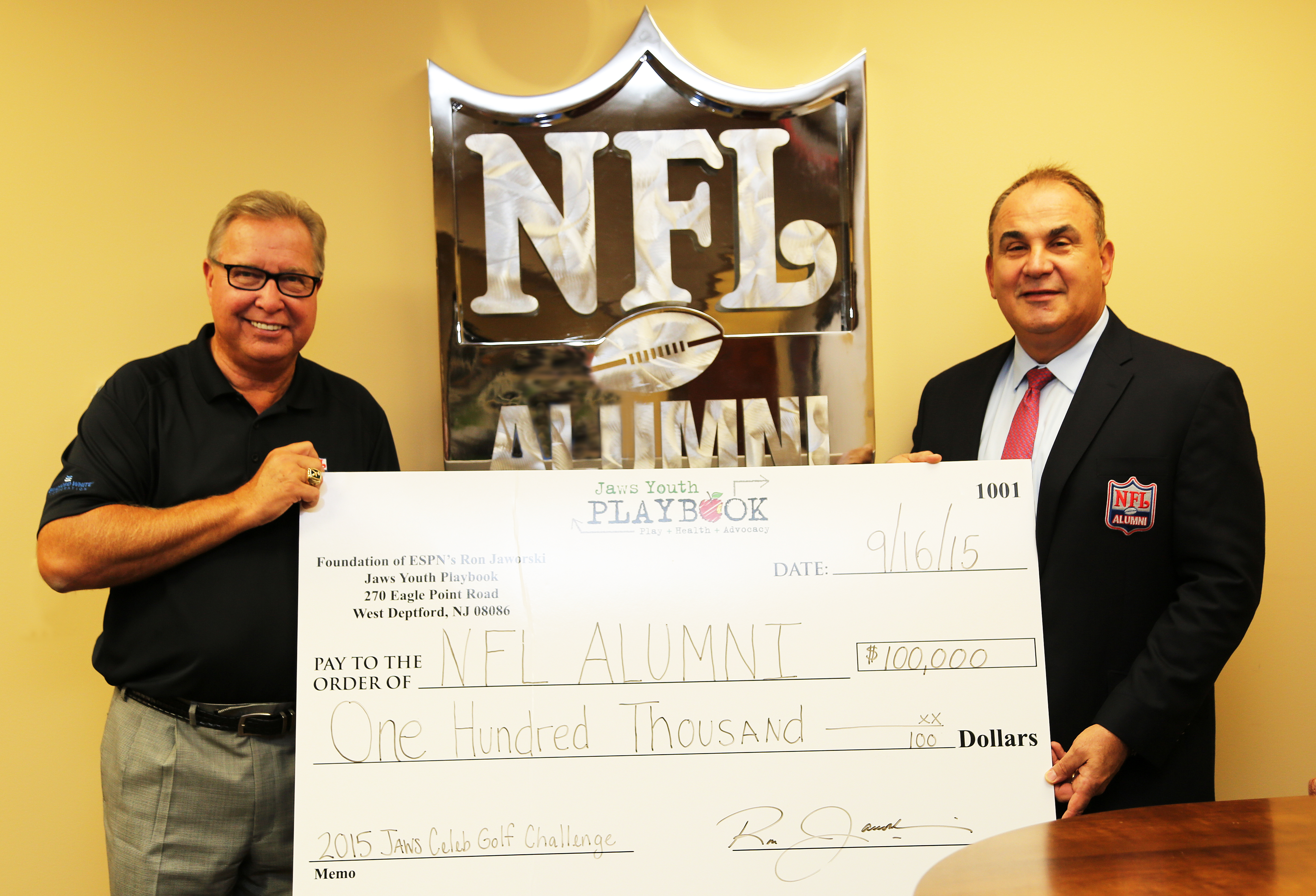 Ron Jaworski_Joe Pisarcik_NFL Alumni