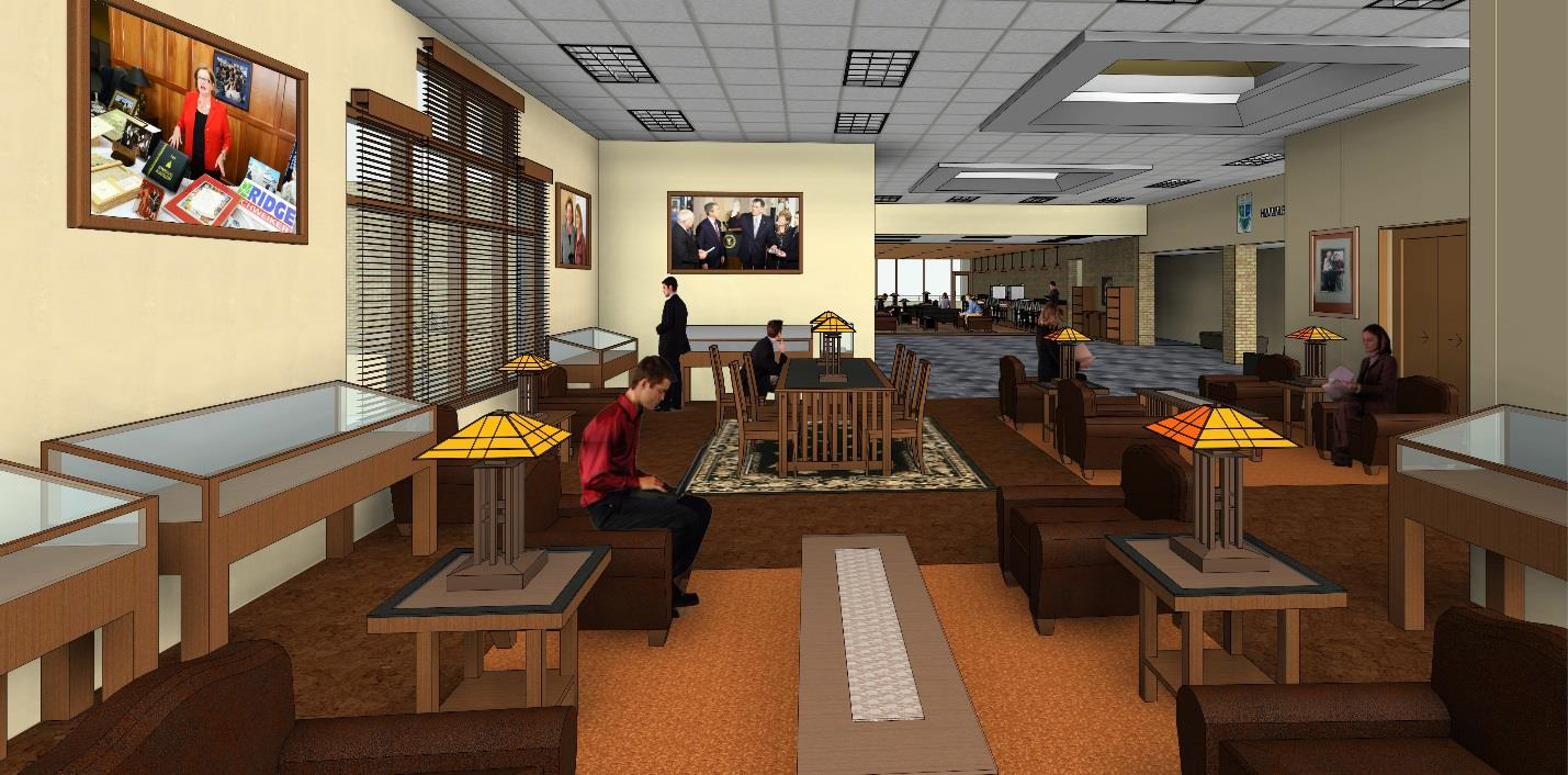 Artist's Rendering of Ridge Reading Room