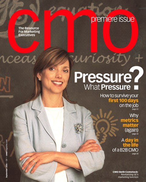 CMO Magazine Sept 2004 (photo release)