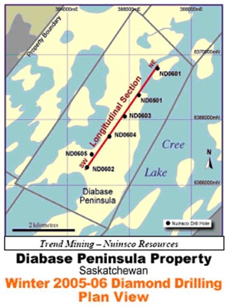 Diabase Peninsula Property