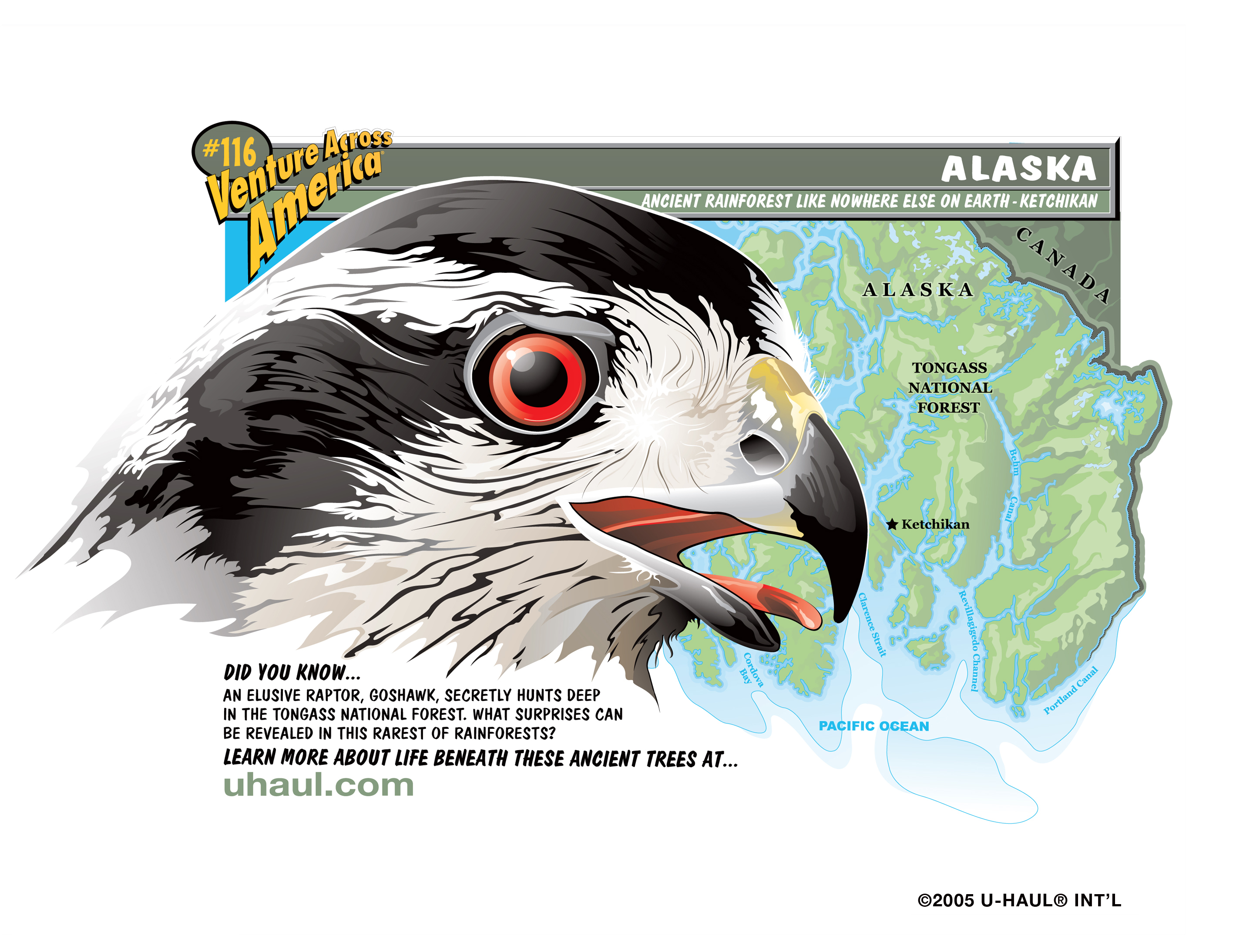 U-Haul SuperGraphic representing Alaska