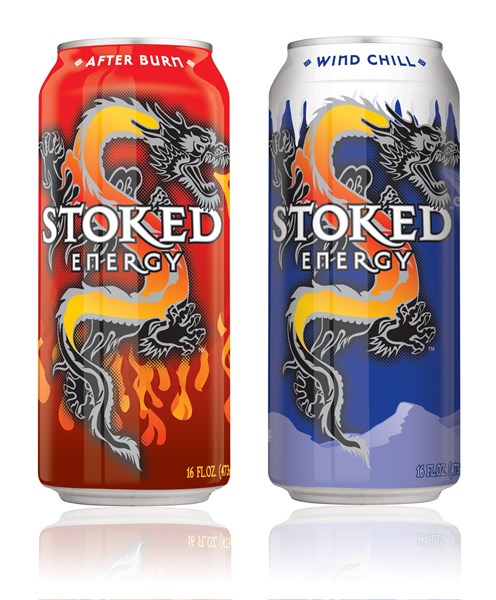 STOKED Energy Drinks - Wind Chill and After Burn