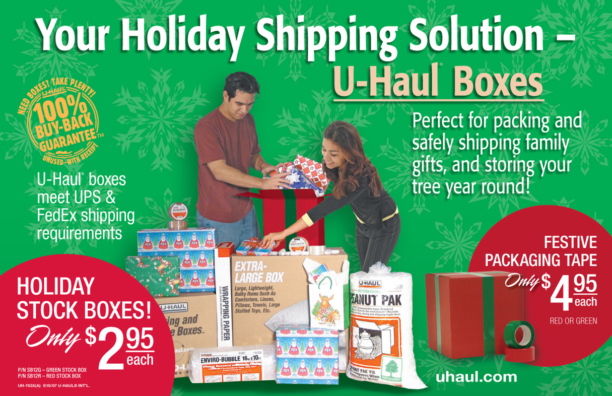 U-Haul Holiday Boxes