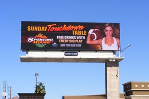 Las Vegas Billboard's Daktronics-Manufactured Digital Billboard