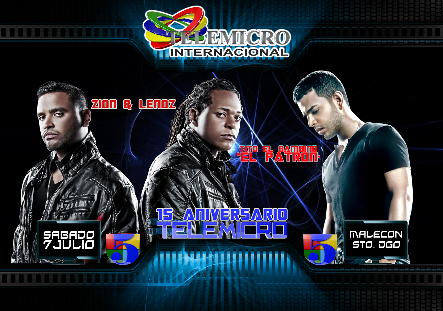 Poster from Telemicro 15th Anniversary Live Concert