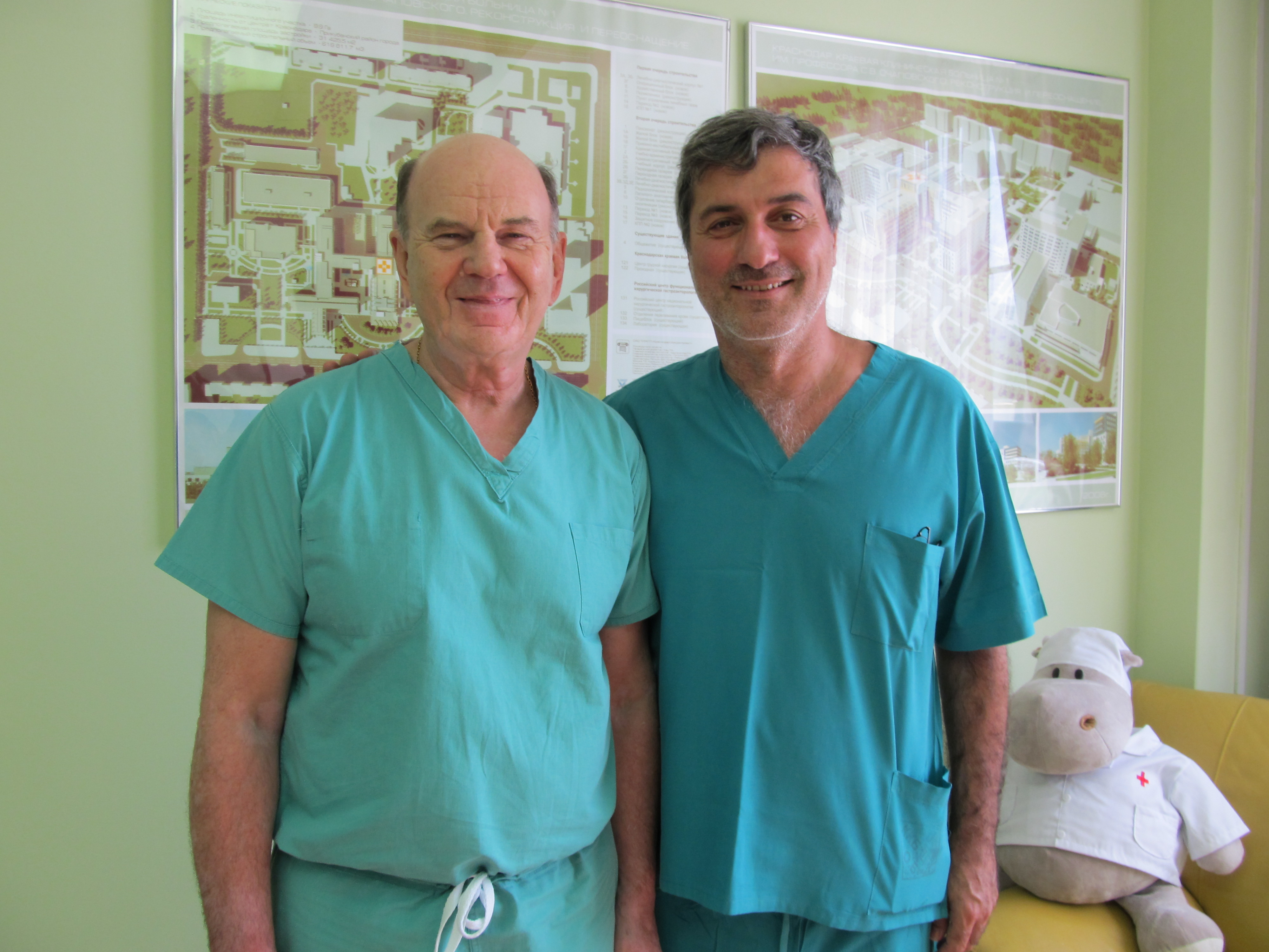 Dr. Vladimir Porhanov and Dr. Paolo Macchiarini