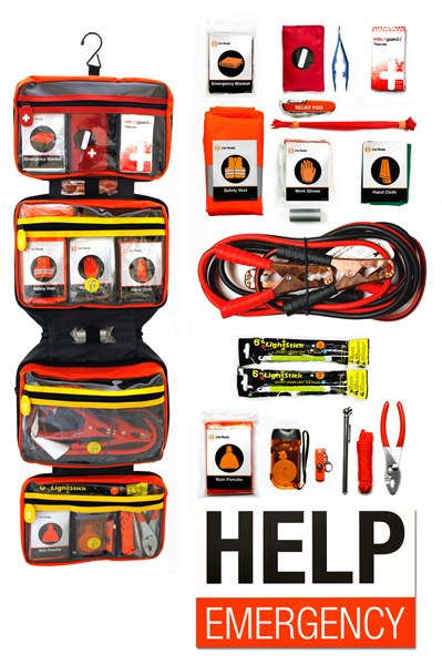 Relief-Pod-Roadside-Kit Items-Open