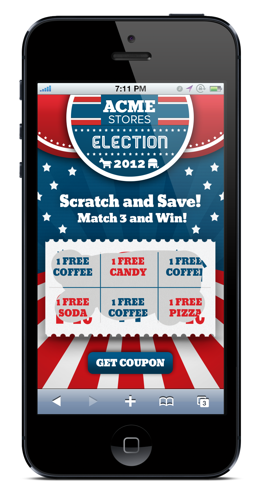 Scratch-Off Mobile Coupon Game