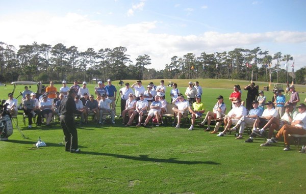 Gary Player conducting Golf Clinic