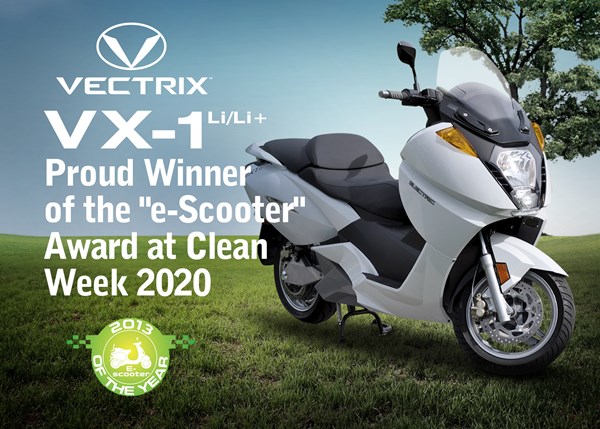 Vectrix VX-1 Winner of e-Scooter of the year