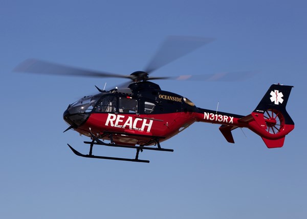 REACH's new EC-135 helicopter
