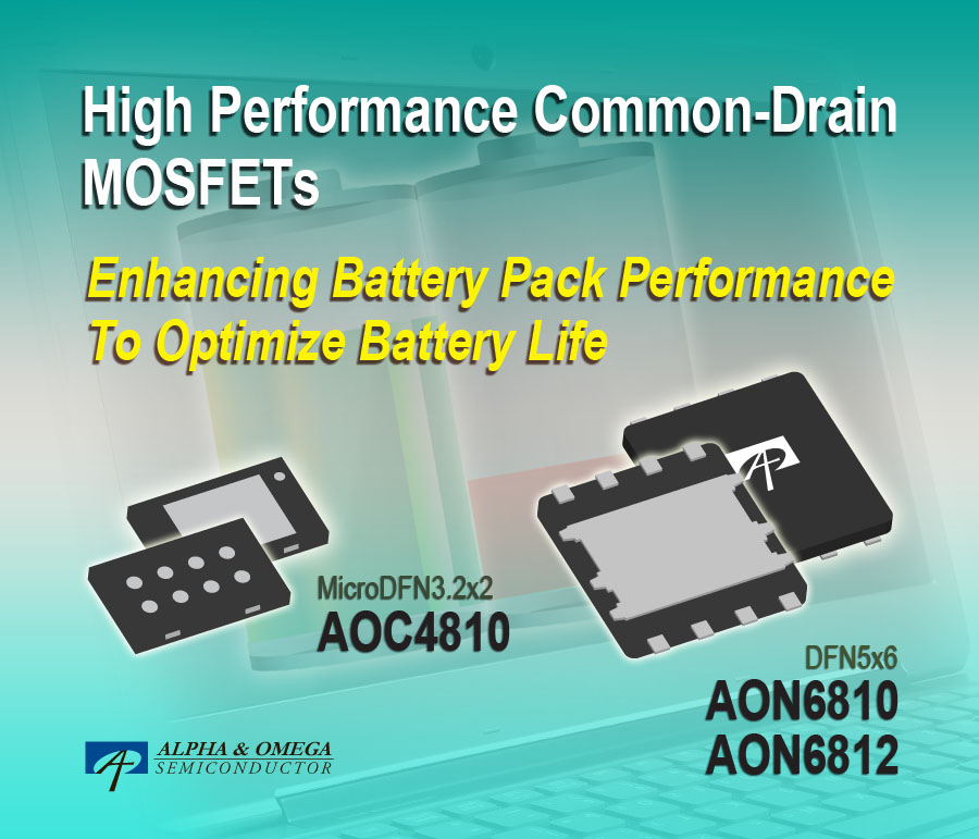 AOS Common-Drain MOSFETs