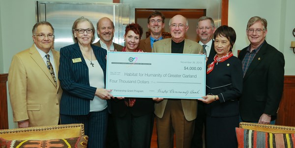 Partnership Grant Awarded to Greater Garland Habitat