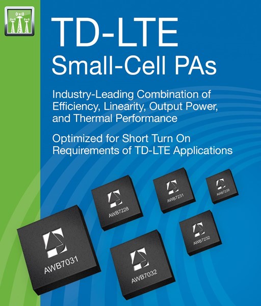 ANADIGICS Introduces TD-LTE Small-Cell Power Amplifiers