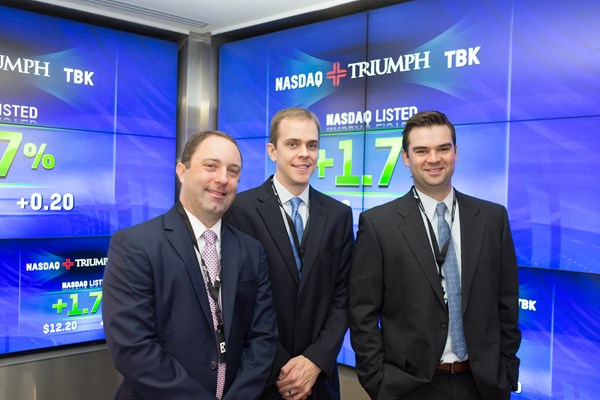 Triumph Celebrates IPO